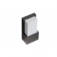 Arida lampa ścienna 1x18W IP54 szary